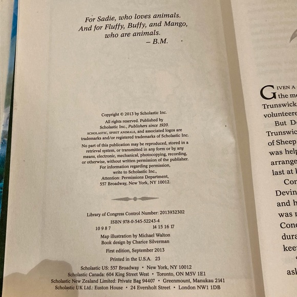 Spirit Animals Book 1 Wild Born 2013 by Brandon Mull - Picture 4 of 4